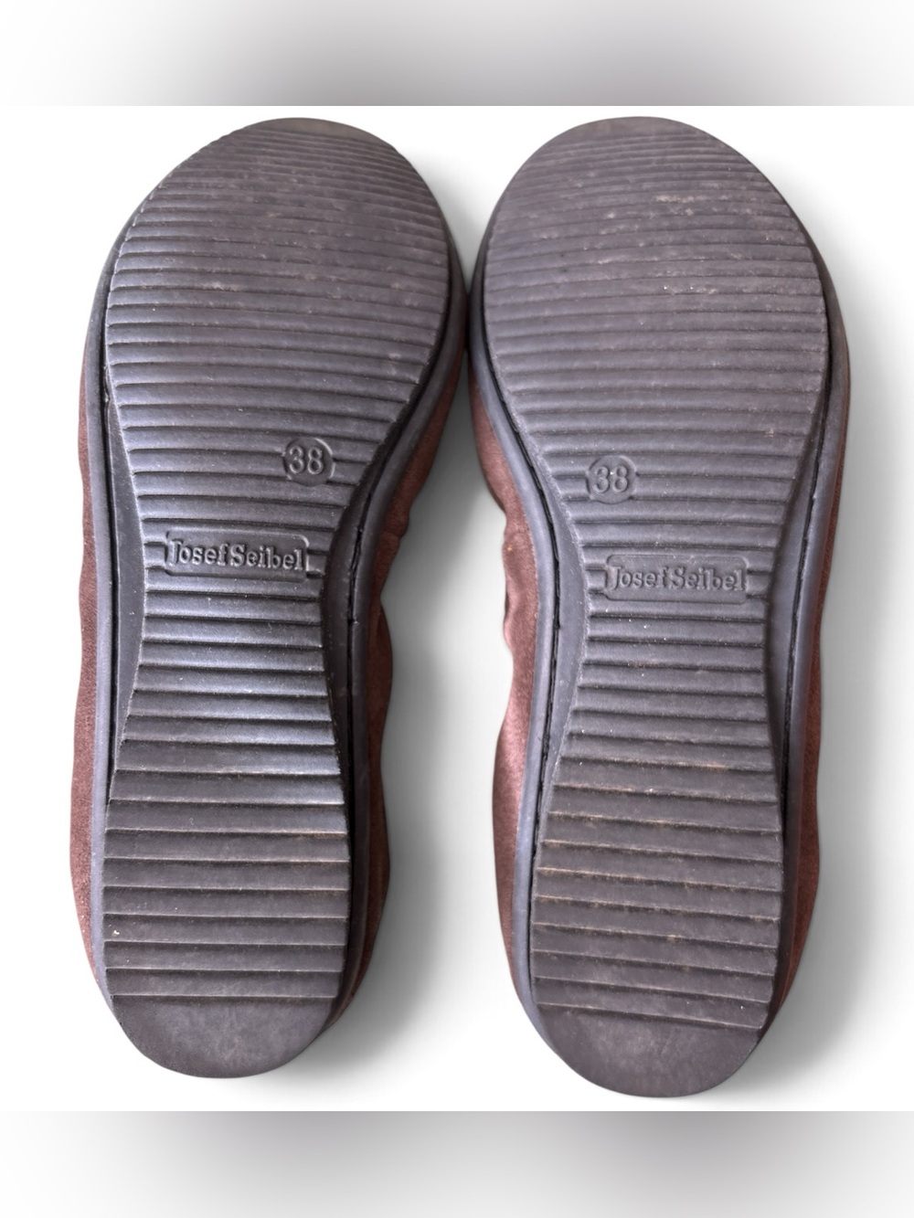 Josef Seibel Pippa 33 Suede Ballet Flats, Brown, Women’s Size 38 EU/ 7 US NWOB - Picture 7 of 8